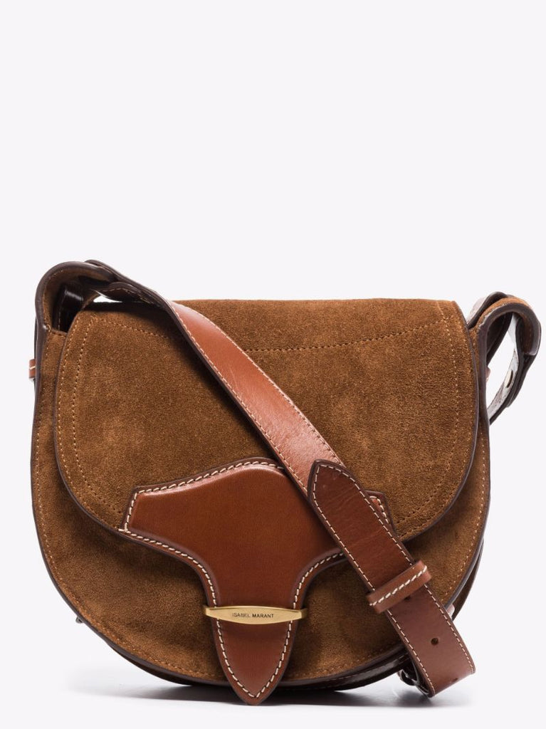 Brown Botsy Suede Cross Body Bag