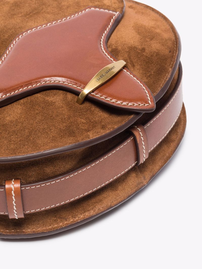 Brown Botsy Suede Cross Body Bag