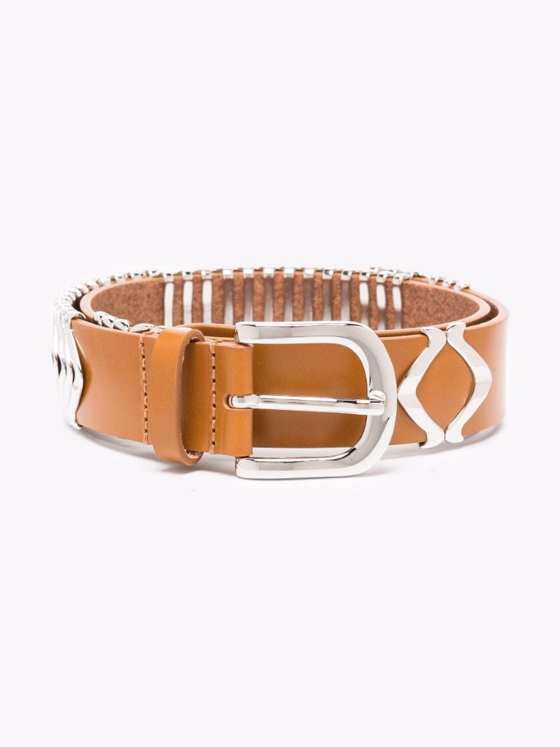 Neutral Tehora Leather Belt
