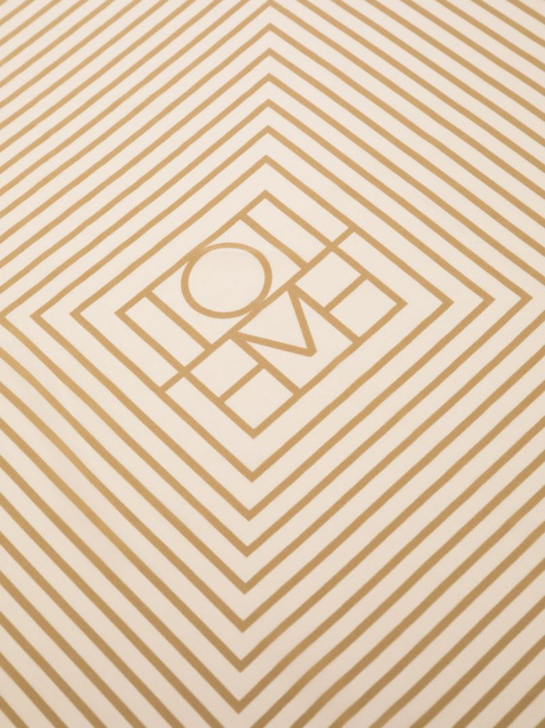 Neutral Signature Monogram Silk Scarf