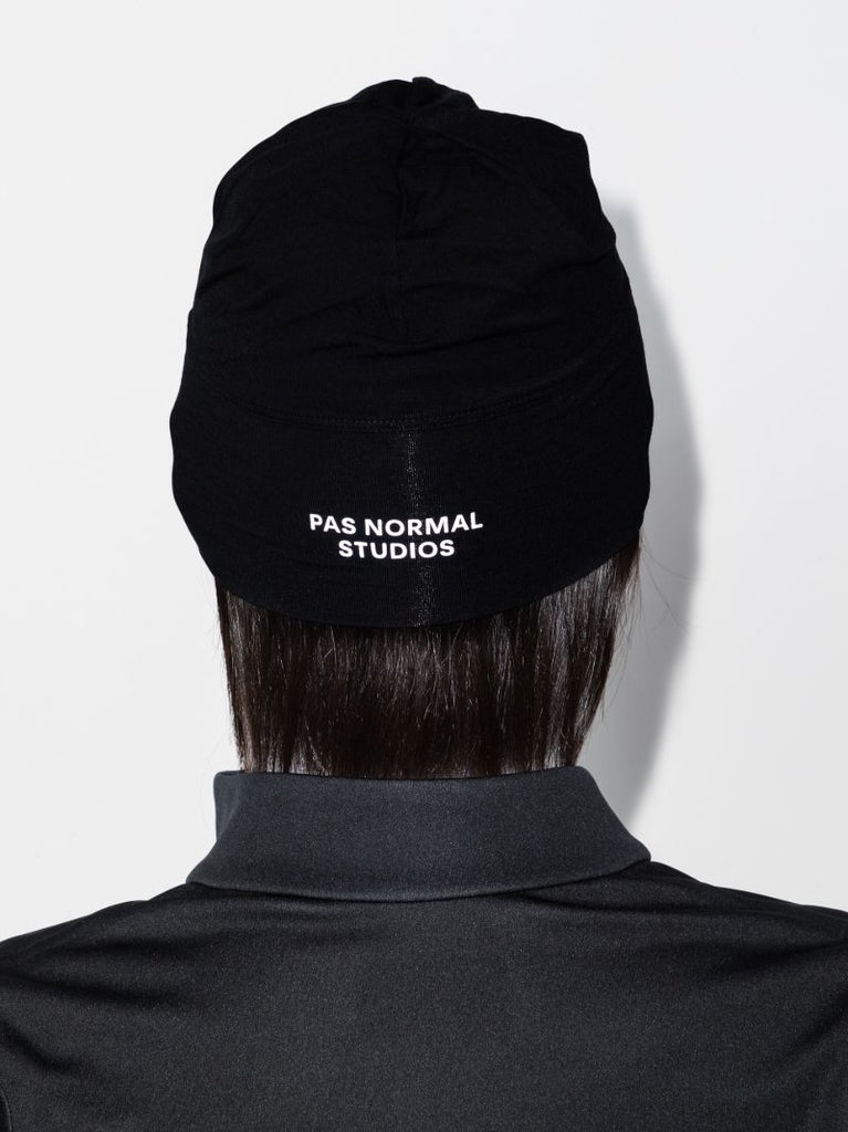 Black Control Cycling Beanie Hat
