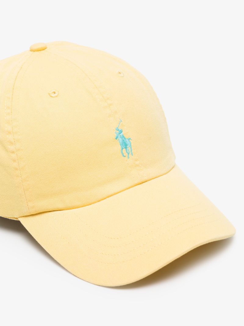 Yellow Classic Polo Pony Cap