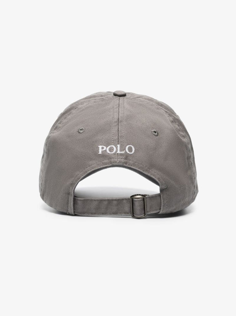 Grey Classic Polo Pony Cap
