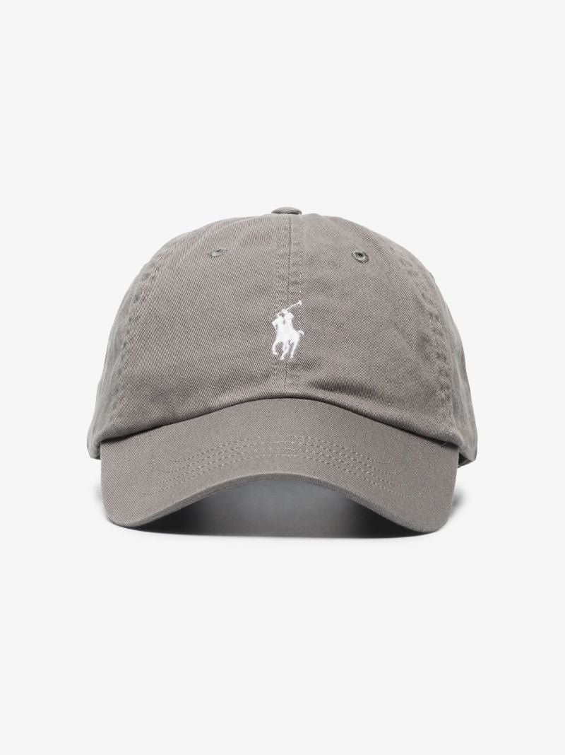 Grey Classic Polo Pony Cap