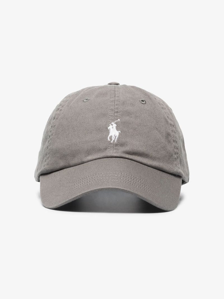 Grey Classic Polo Pony Cap