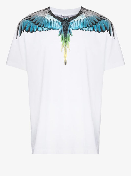 Wings Print Cotton T-shirt