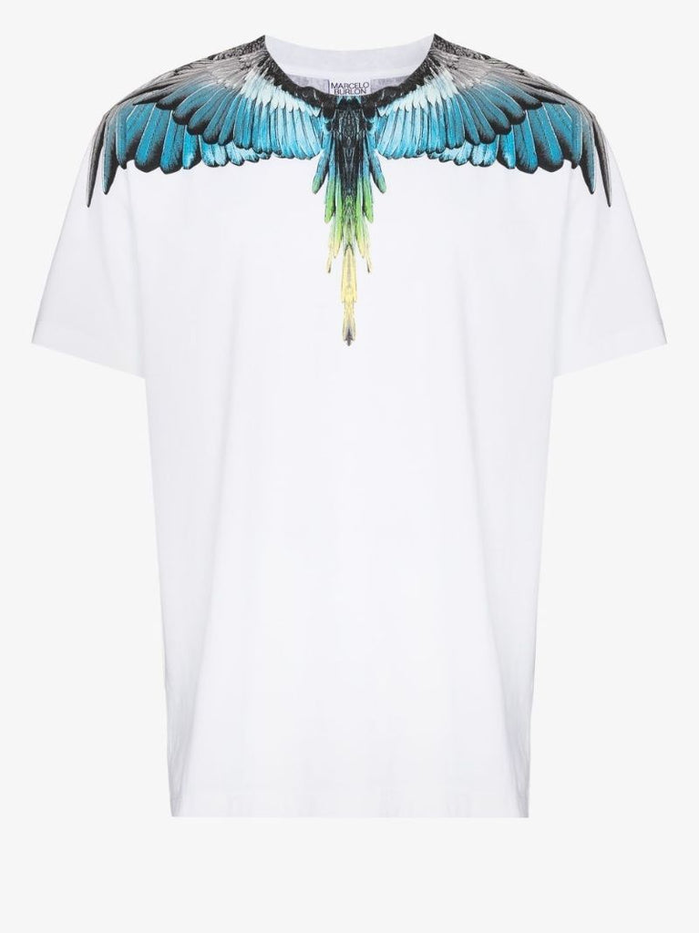 Wings Print Cotton T-shirt