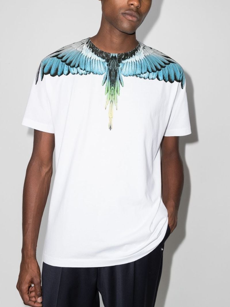 Wings Print Cotton T-shirt