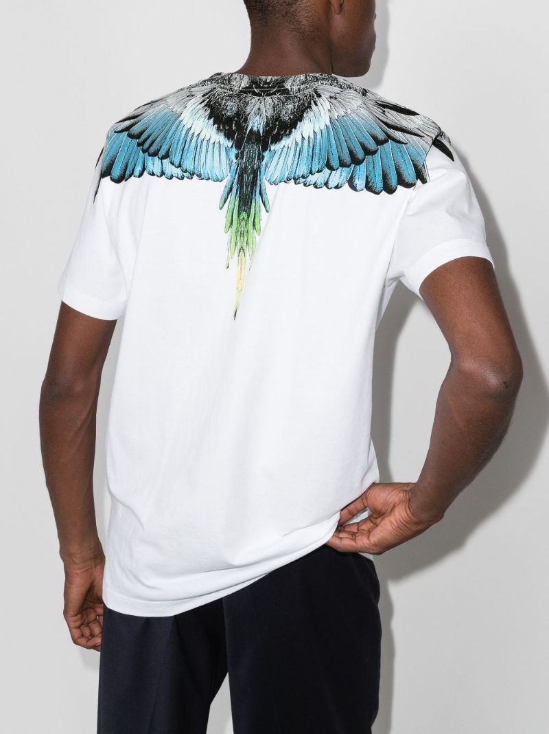 Wings Print Cotton T-shirt