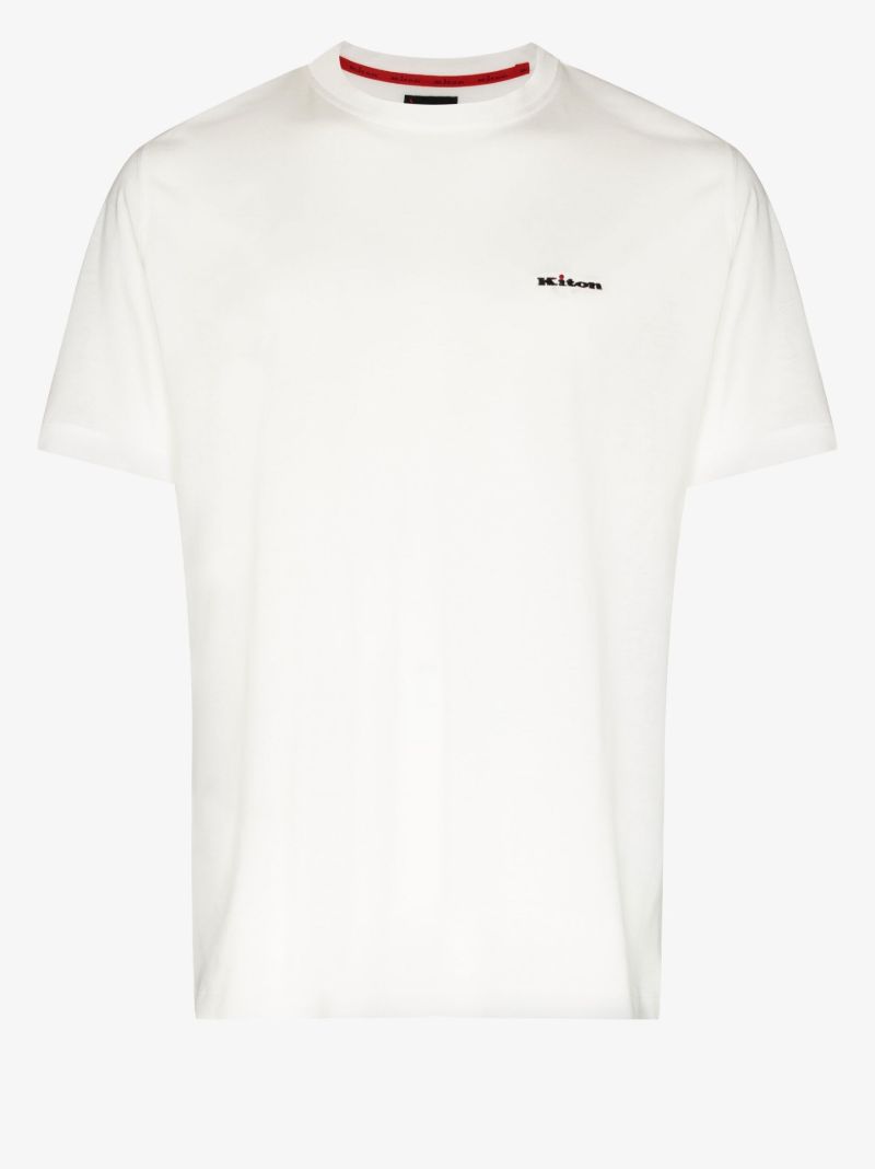 Logo Embroidered Cotton T-shirt