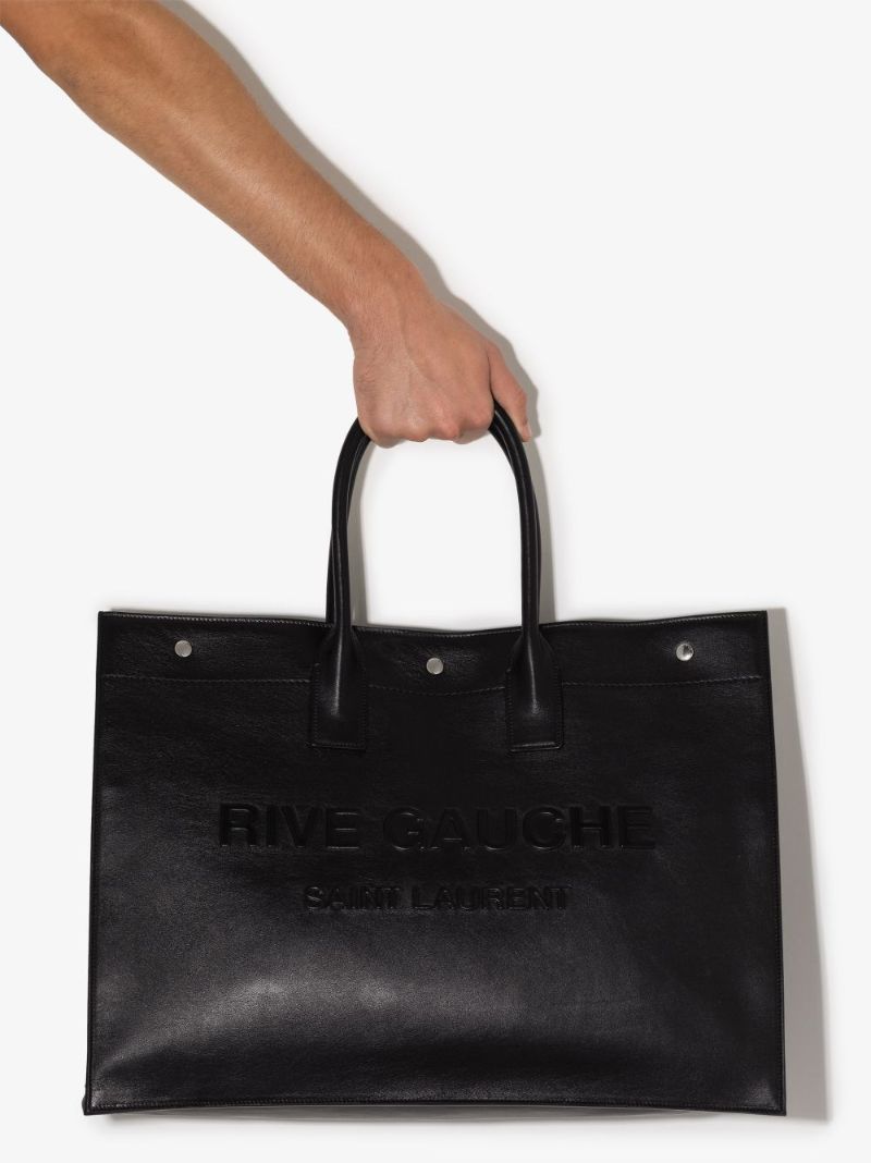 Large Rive Gauche Leather Tote Bag