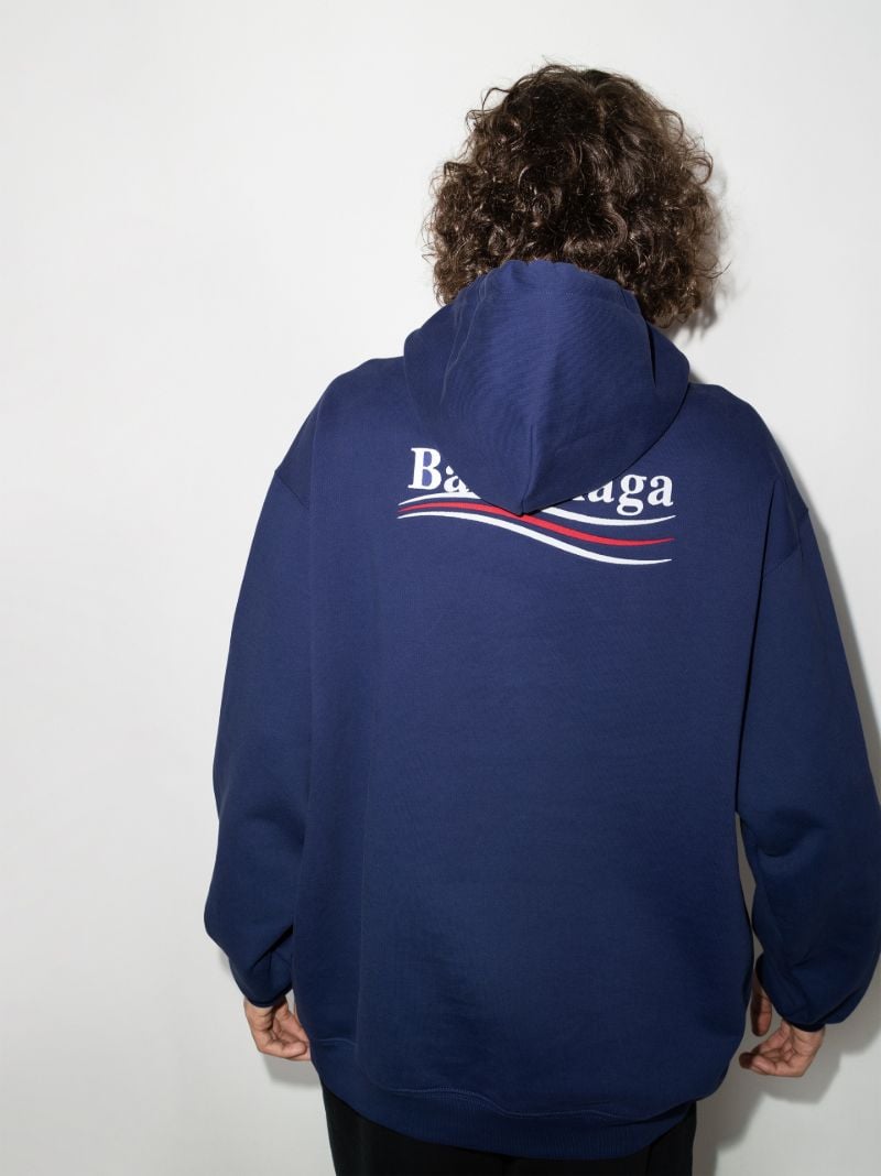 Political Campaign Logo Cotton Hoodie