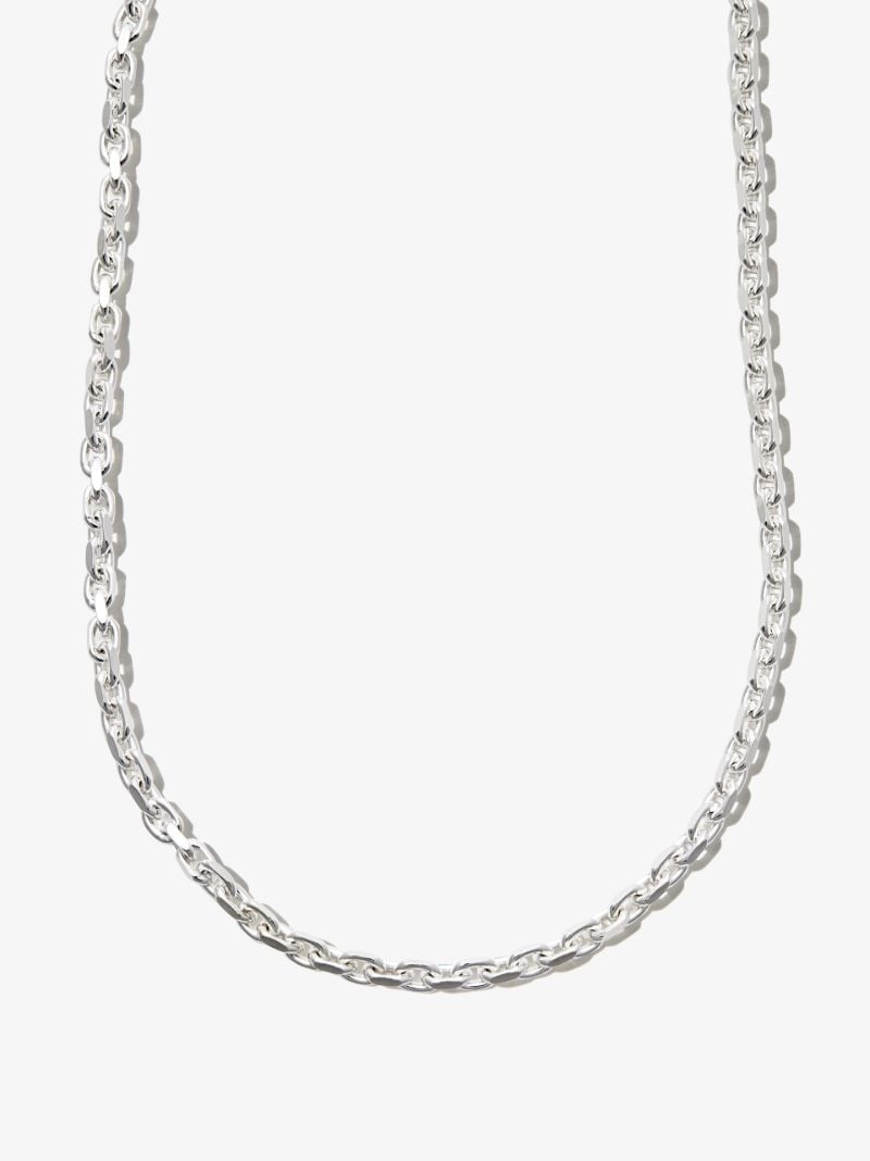 Sterling Silver Anchor Chain Necklace