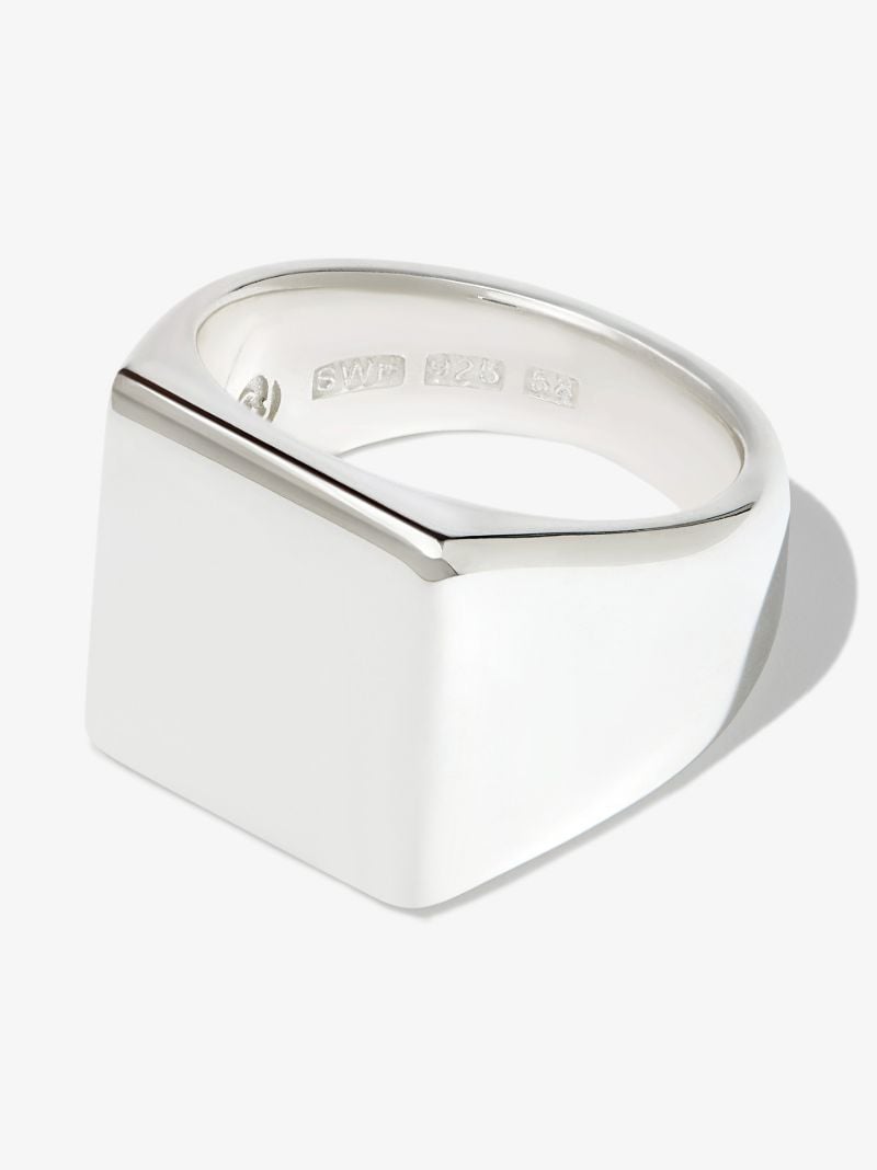 Sterling Silver Platform Ring