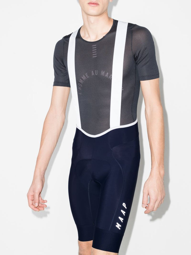 Blue and White Team Evo Cycling Bib Shorts