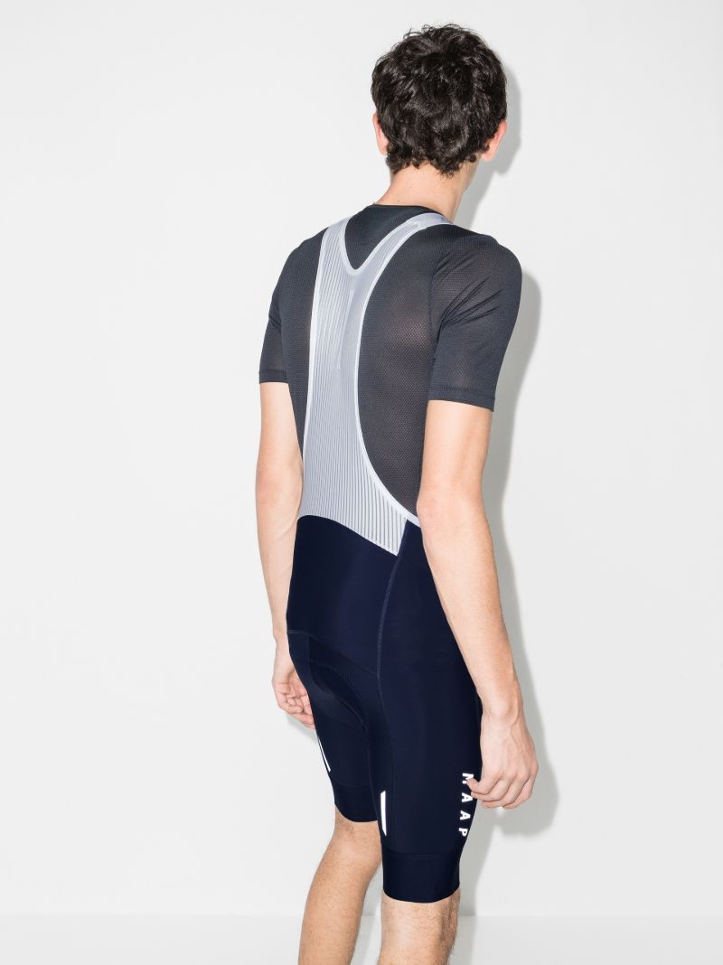 Blue and White Team Evo Cycling Bib Shorts