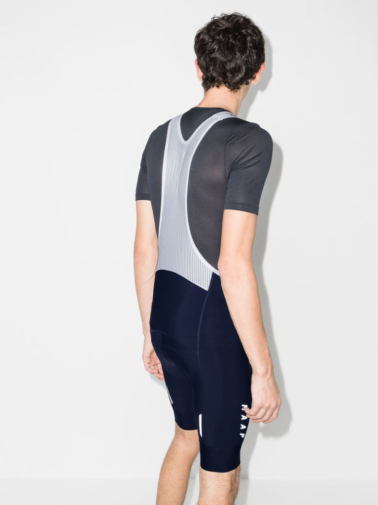 Blue and White Team Evo Cycling Bib Shorts