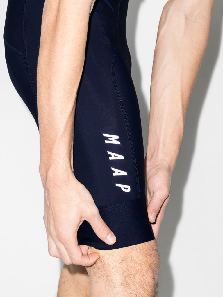 Blue and White Team Evo Cycling Bib Shorts