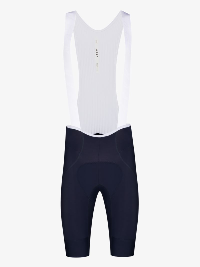 Blue and White Team Evo Cycling Bib Shorts