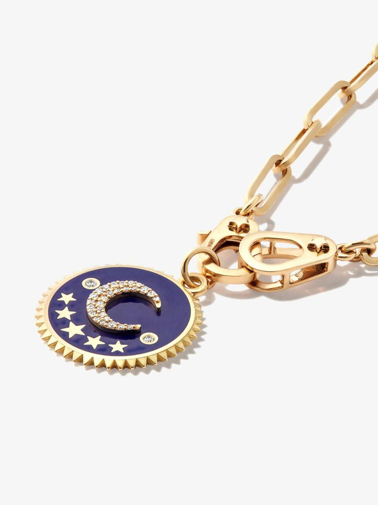 18k Yellow Gold Sister Hook Classic Fob Clip Chain