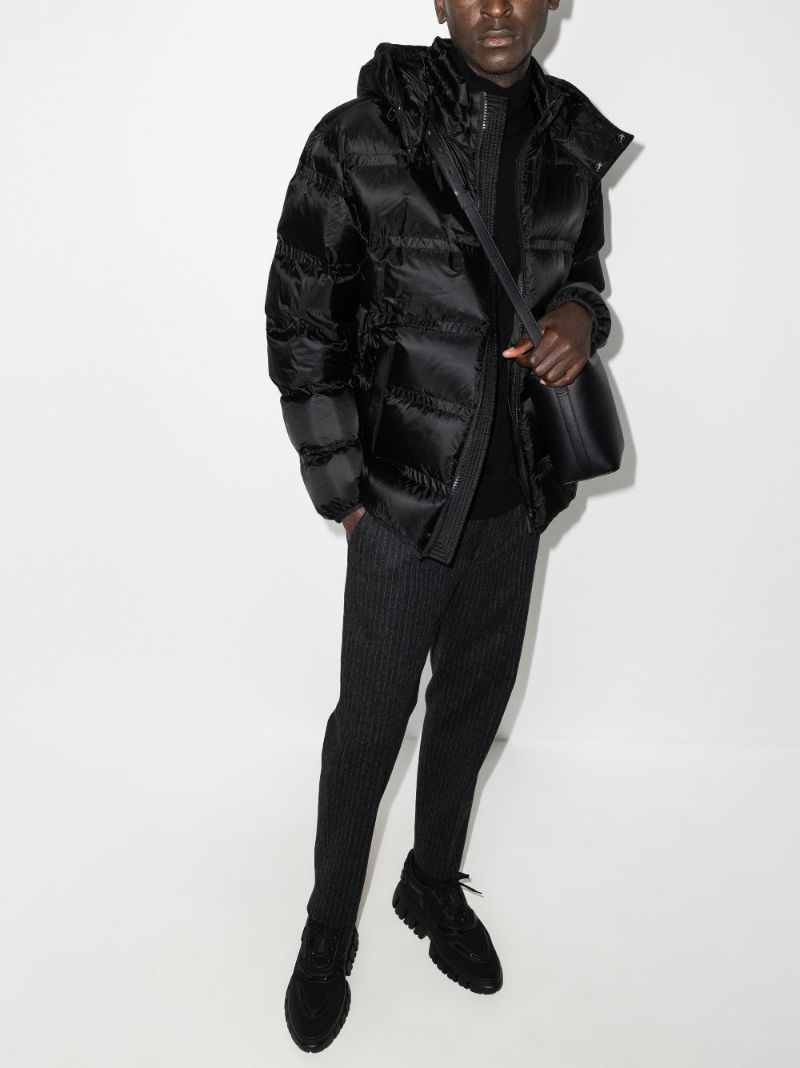 Logo-patch Feather-down Puffer Jacket