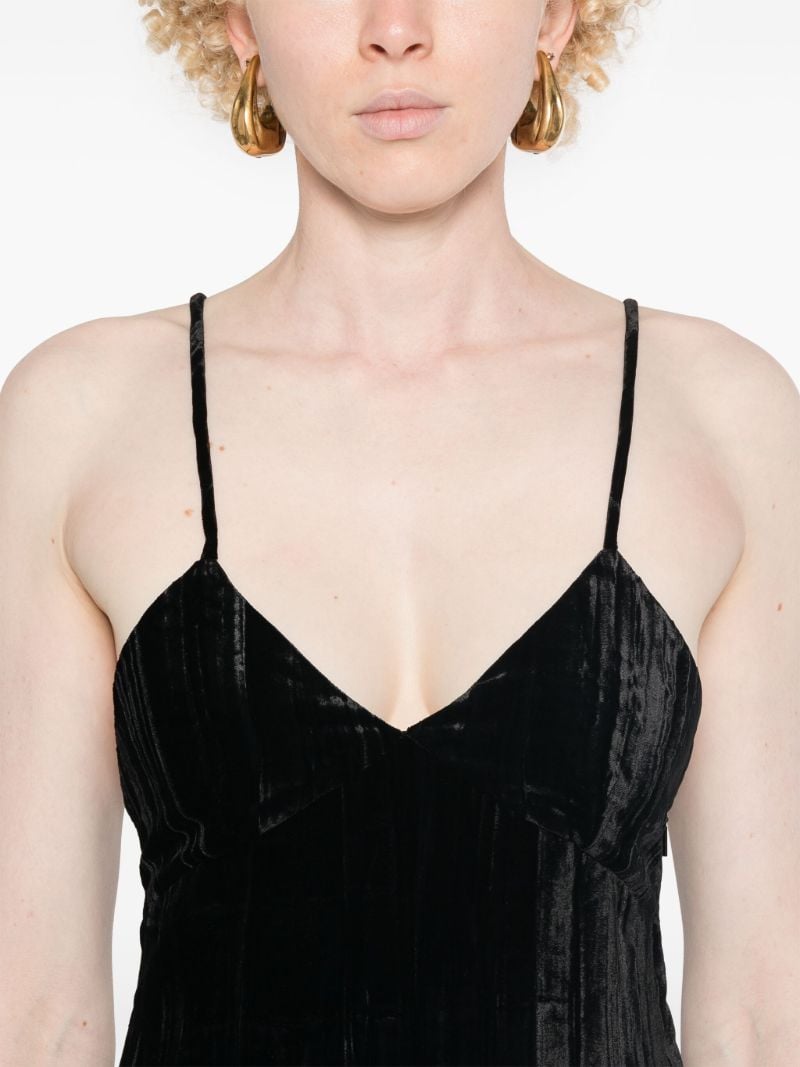 Black Velvet Mini Dress