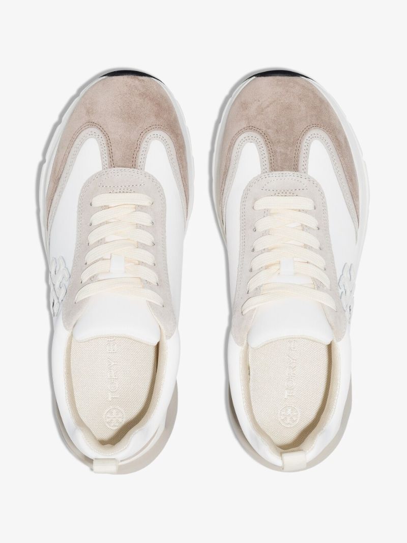 White Good Luck Suede Sneakers