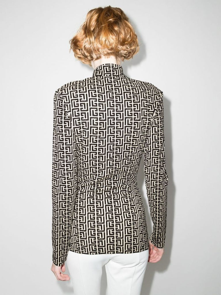 Monogram Velvet Ski Top