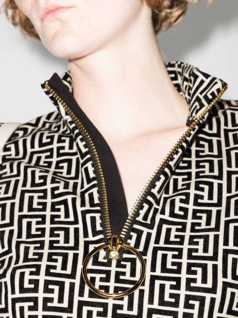 Monogram Velvet Ski Top