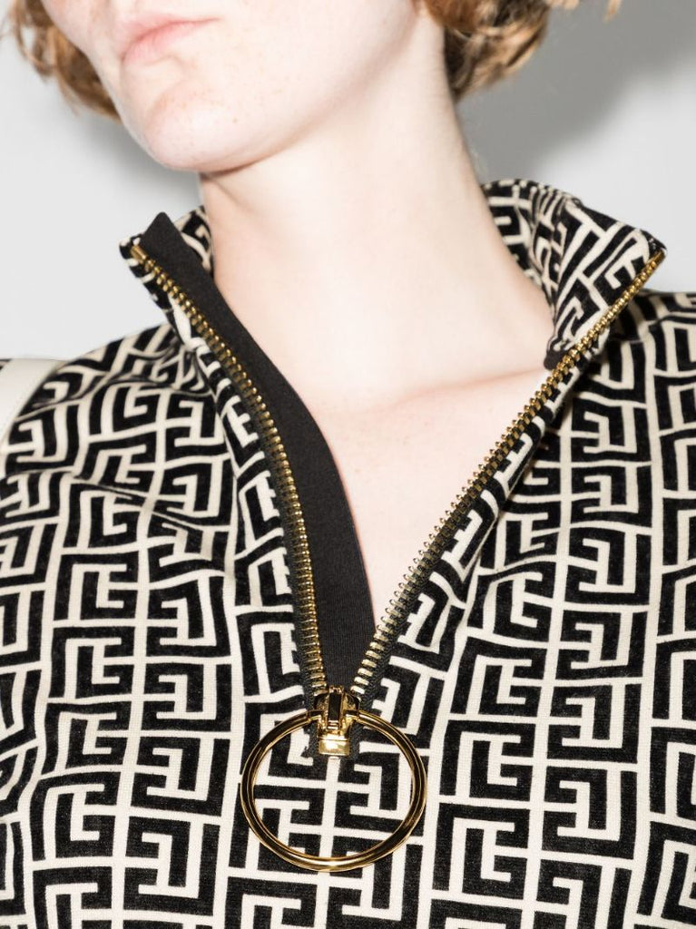 Monogram Velvet Ski Top