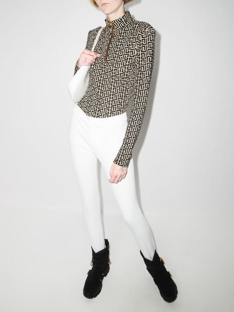 Monogram Velvet Ski Top