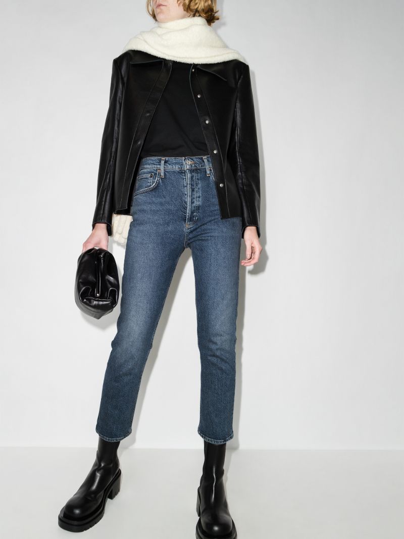 Riley Cropped Straight Leg Jeans