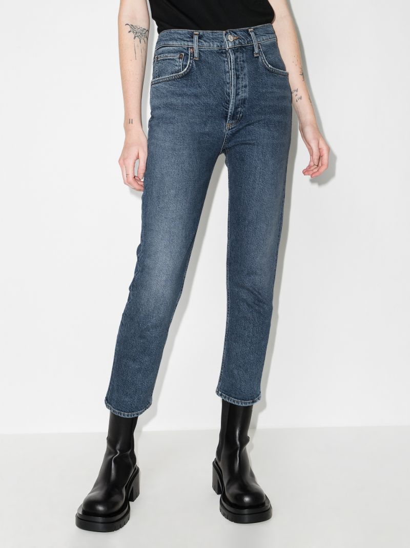 Riley Cropped Straight Leg Jeans