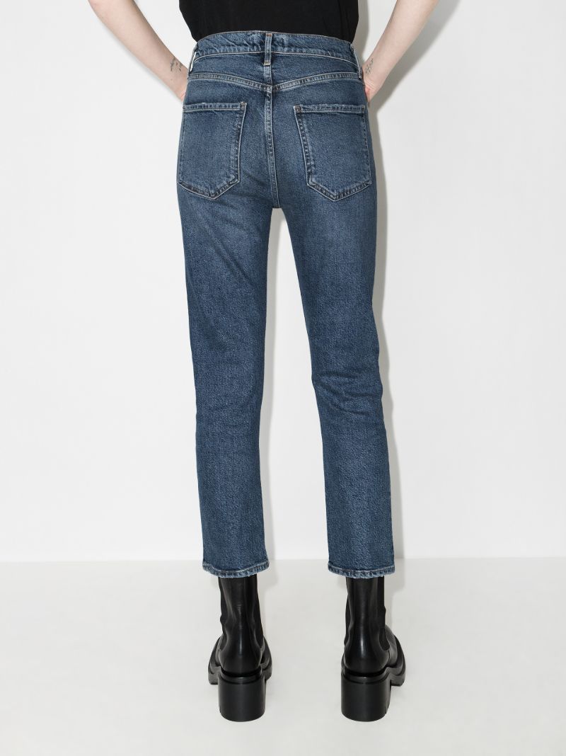 Riley Cropped Straight Leg Jeans