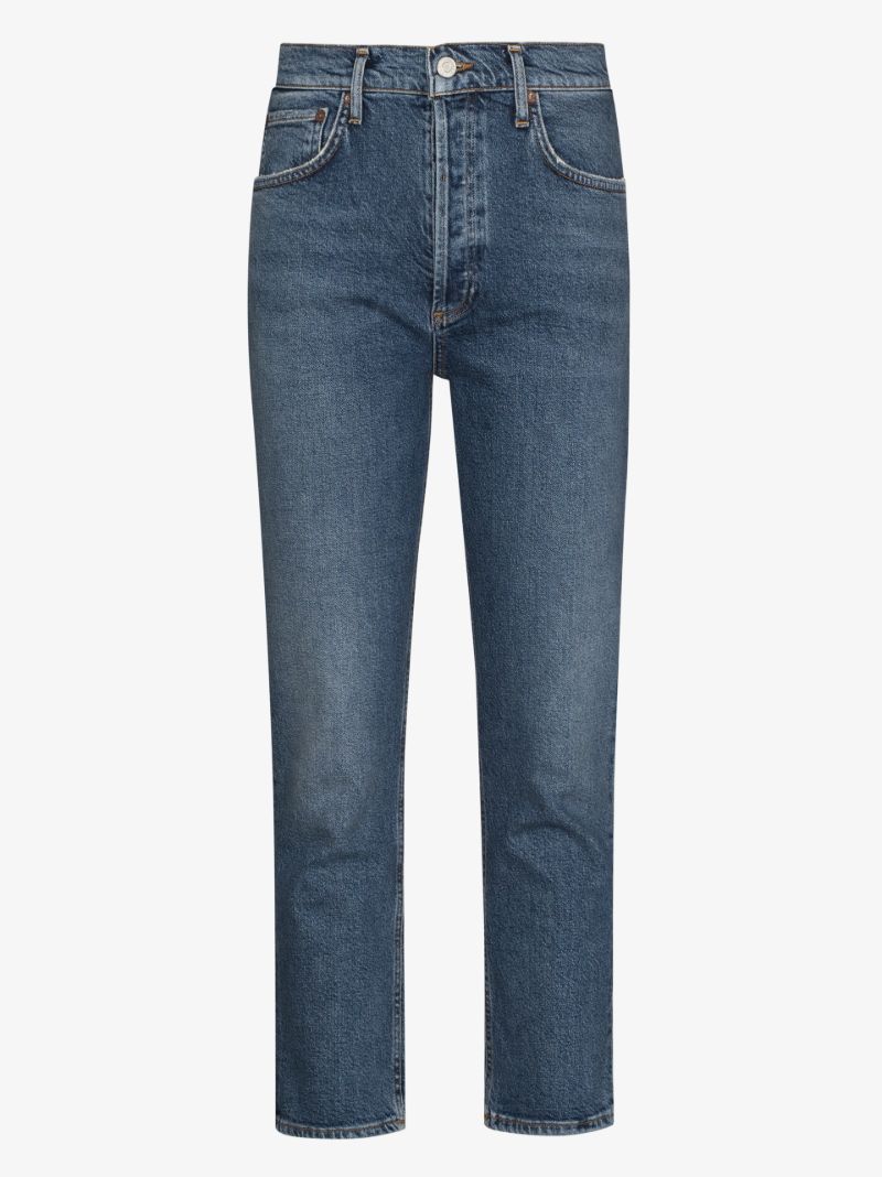 Riley Cropped Straight Leg Jeans