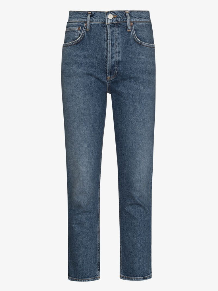 Riley Cropped Straight Leg Jeans