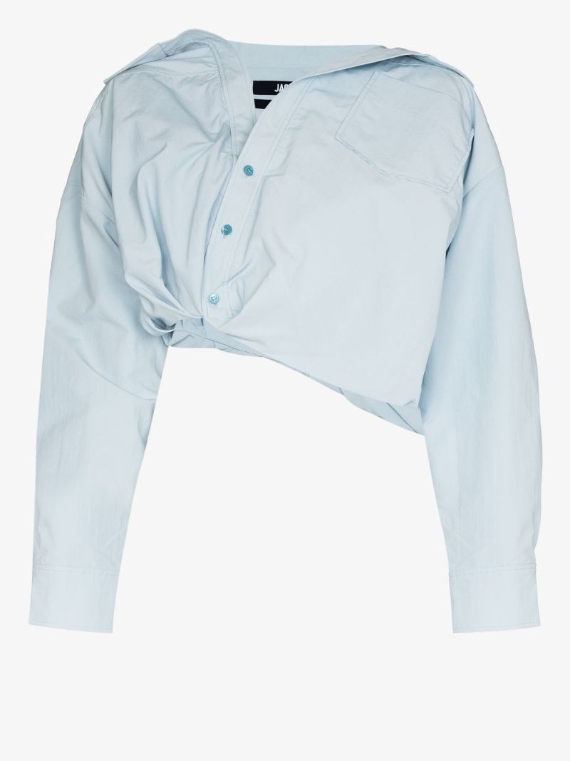 La Chemise Mejean Cropped Shirt