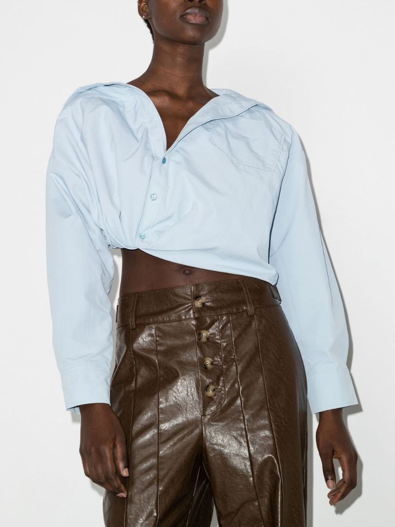 La Chemise Mejean Cropped Shirt