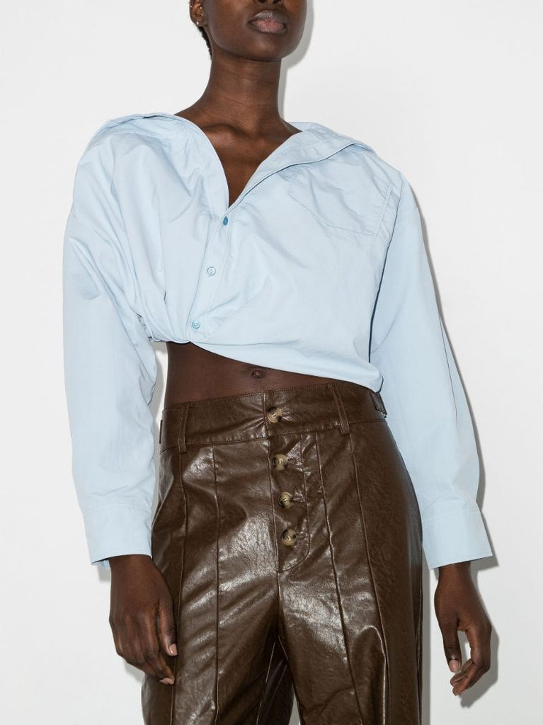 La Chemise Mejean Cropped Shirt