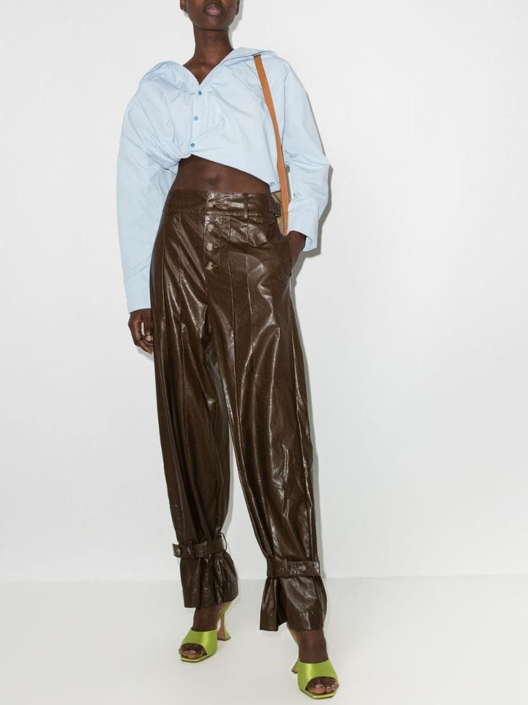 La Chemise Mejean Cropped Shirt