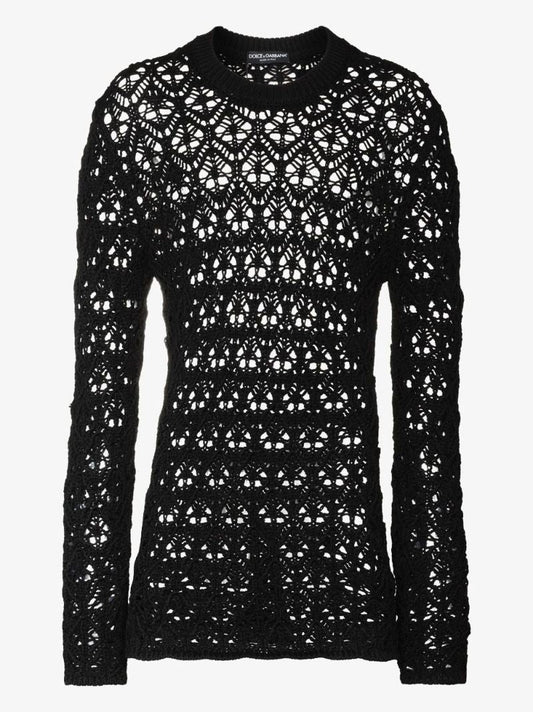 Open Knit Wool Sweater