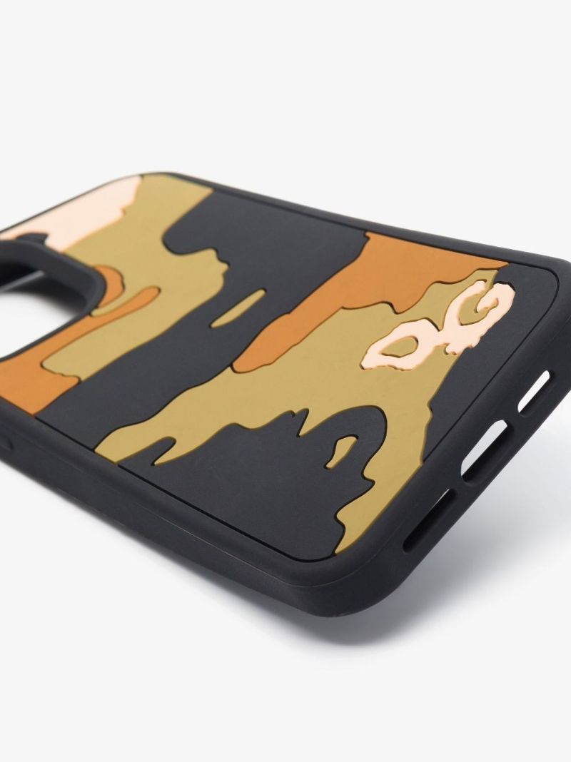 Black Camouflage Print Iphone 12 Pro Max Case
