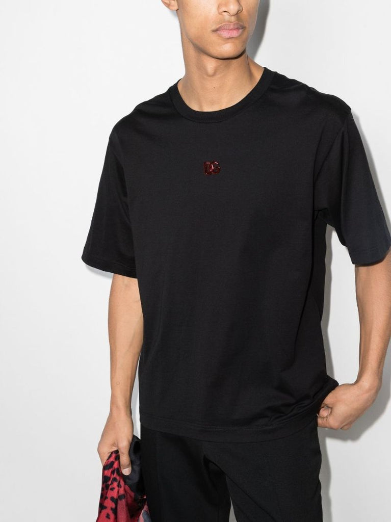 Logo Embellished Cotton T-shirt