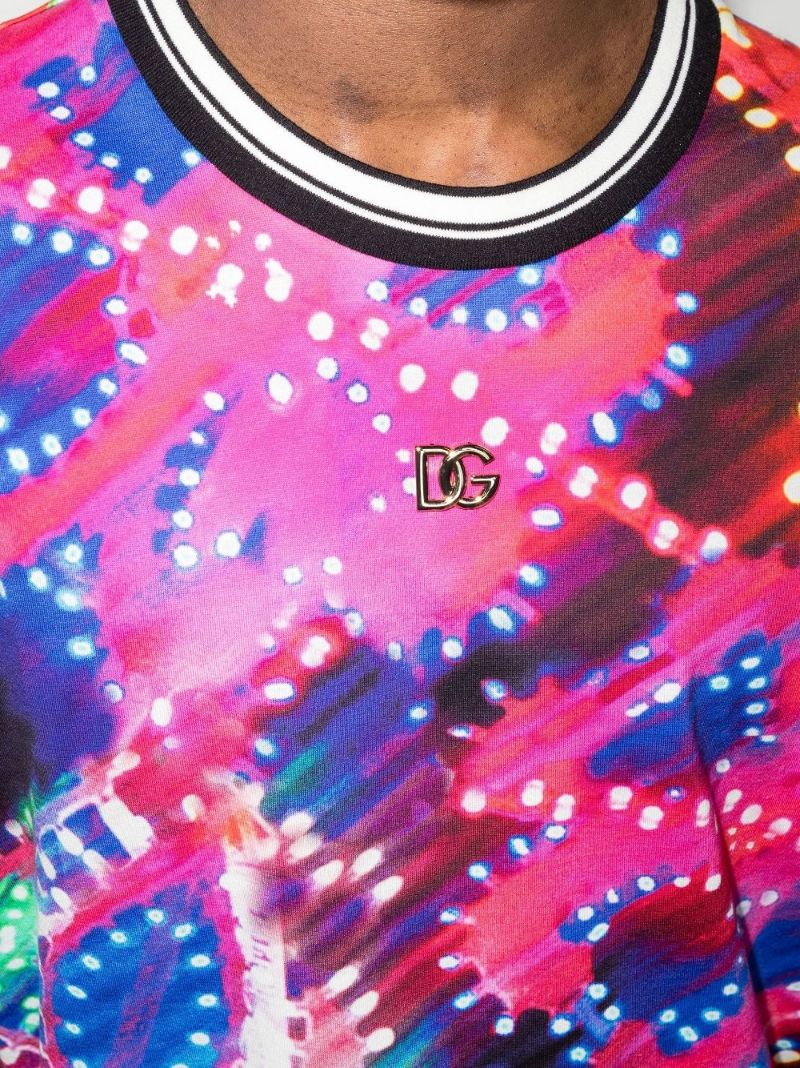 Illumination Print Cotton T-shirt