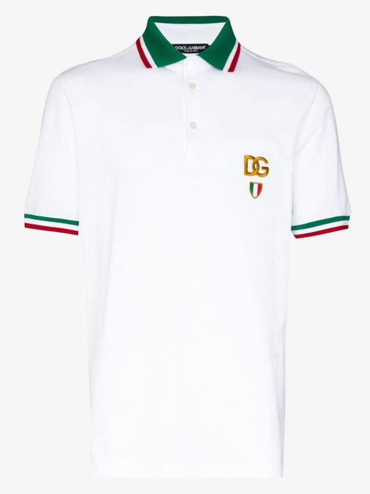 Italia Cotton PiquÃ_x0083_Â© Polo Shirt