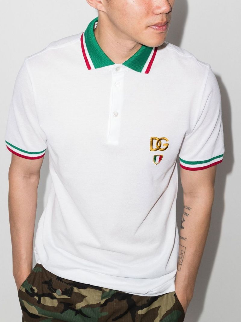 Italia Cotton PiquÃ_x0083_Â© Polo Shirt