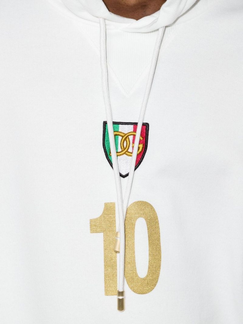 Italia Print Cotton Hoodie