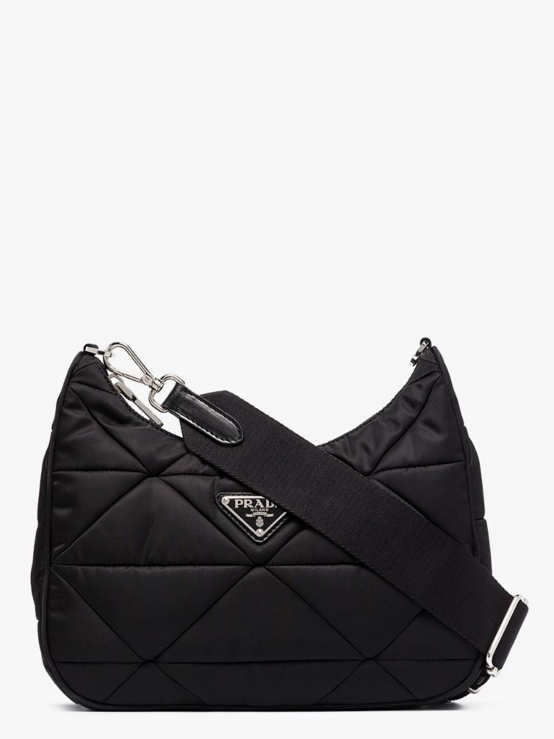 Padded Patchwork Shoulder Bag