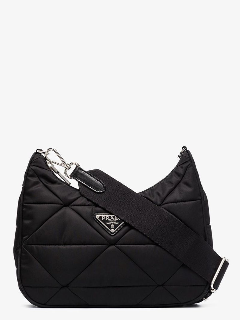 Padded Patchwork Shoulder Bag