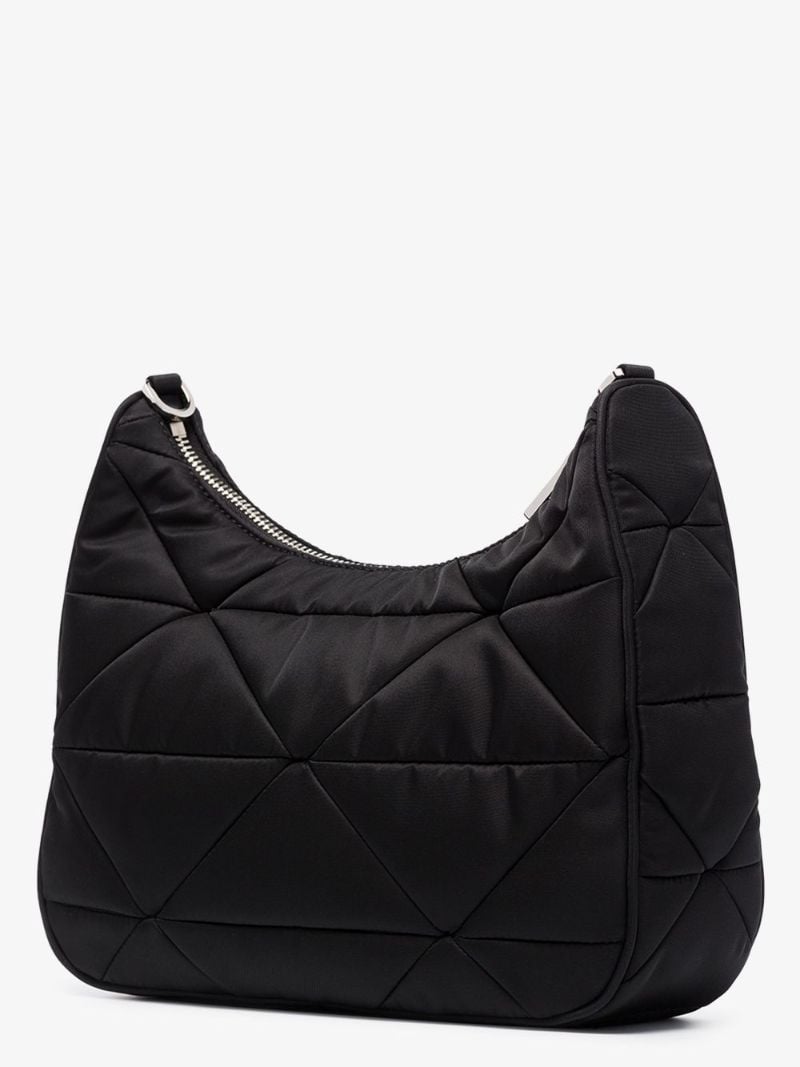 Padded Patchwork Shoulder Bag